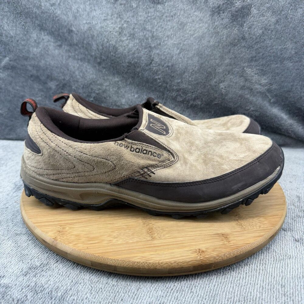 New Balance 756v2 Shoes Mens Size 12 4E Beige Suede Slip On Walking Sneakers
